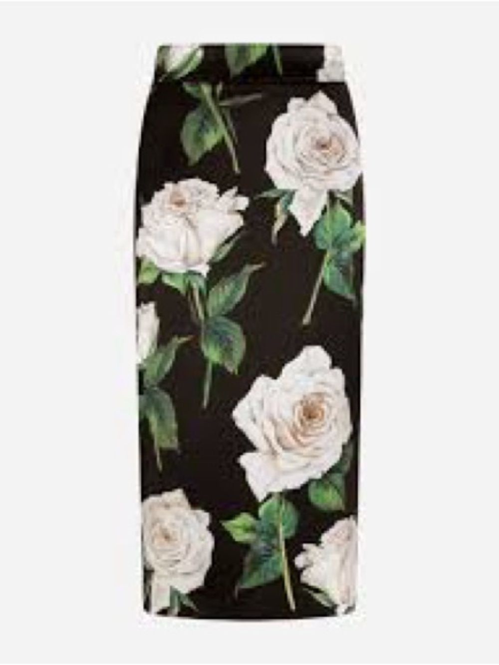 NWT Dolce & Gabbana Silk Floral Pencil Skirt